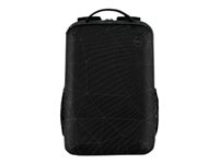Dell Essential Backpack 15 - Ryggsäck för bärbar dator - 15" - svart reflekterande tryckning med stötdämpad struktur - för Latitude 3320, 3520, 7420; Vostro 13 5310, 14 5410, 15 35XX, 15 5510, 15 7510, 5415, 5515 ES-BP-15-20