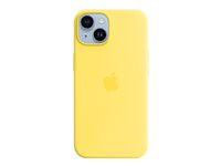 Apple - Baksidesskydd för mobiltelefon - MagSafe-kompatibilitet - silikon - kanariegul - för iPhone 14 MQU73ZM/A