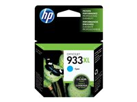 HP 933XL - Lång livslängd - cyan - original - bläckpatron - för Officejet 6100, 6600 H711a, 6700, 7110, 7510, 7610, 7612 CN054AE#BGX