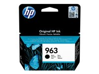 HP 963 - 21.5 ml - svart - original - Officejet - bläckpatron - för Officejet 9012; Officejet Pro 90XX 3JA26AE#LS3
