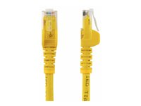 StarTech.com 1m CAT6 Ethernet Cable, 10 Gigabit Snagless RJ45 650MHz 100W PoE Patch Cord, CAT 6 10GbE UTP Network Cable w/Strain Relief, Yellow, Wiring is UL Certified/TIA - Category 6 - 24AWG (N6PATC1MYL) - Patch-kabel - RJ-45 (hane) till RJ-45 (hane) - 1 m - UTP - CAT 6 - hakfri - gul N6PATC1MYL