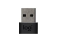 Logitech Logi Zone Wired USB-A Adapter - USB-adapter - USB typ A (hane) till 24 pin USB-C (hona) - grafit - för Zone Wired MSFT Teams 989-000982