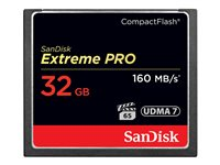 SanDisk Extreme Pro - Flash-minneskort - 32 GB - 1000x/1067x - CompactFlash SDCFXPS-032G-X46