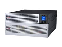 APC Easy UPS On-Line - UPS (rackmonterbar/extern) - extended runtime, hardwire outlet (1P+N+E), intelligent card slot, with rail kit - AC 230 V - 6 kW - 6000 VA - litiumjon - RS-232, USB, RJ-11, RJ-45 - 5U - svart, silver (front bezel) - för P/N: AP9544, SRVSMB001, VGL9901I SRVL6KRILRK