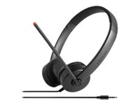 Lenovo Stereo Analog Headset - Headset - på örat - kabelansluten 4XD0K25030