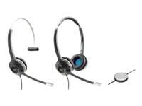 Cisco 531 Wired Single - Headset - på örat - kabelansluten - för IP Phone 68XX, 78XX, 88XX; Unified IP Phone 79XX CP-HS-W-531-RJ=