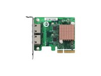 QNAP QXG-2G2T-I225 - Nätverksadapter - PCIe 2.0 x2 låg profil - 2.5GBase-T x 2 - för QNAP QGD-1600, TS-1232, 1253, 251, 253, 432, 453, 653, 832, 853, h1283, h977, TVS-672, 872 QXG-2G2T-I225