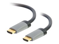 C2G 10m (32.8ft) HDMI Cable with Ethernet - High Speed In-Wall Rated - M/M - HDMI-kabel med Ethernet - HDMI hane till HDMI hane - 10 m - skärmad - svart 42526