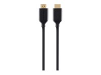 Belkin High Speed HDMI Cable with Ethernet - HDMI-kabel med Ethernet - HDMI hane till HDMI hane - 1 m - stöd för 4K F3Y021BT1M
