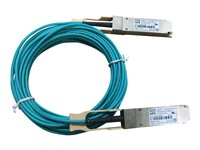 HPE X2A0 - Nätverkskabel - QSFP+ till QSFP+ - 7 m - fiberoptisk - aktiv - för FlexFabric 12900E, 12900E 36-Port, 12902E JL287A