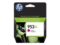 HP 953XL - 18.5 ml - Lång livslängd - magenta - original - Officejet - bläckpatron F6U17AE#LS3