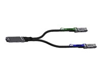 NVIDIA LinkX - 800GBase-CU till 400GBase-CU delningskabel för direktmontering - OSFP till QSFP112 - 2.5 m - passiv, IB dubbla portar NDR 980-9I80Q-00N02A