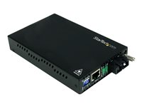 StarTech.com 10/100 Mbps Multi Mode Fiber Media Converter SC - Up to 1.2 miles/2km (ET90110SC2) - Fibermediekonverterare - 100Mb LAN - 100Base-FX - RJ-45 / SC-läge (multi-mode) - upp till 2 km - 1310 nm - för P/N: ETCHS2U, SVA12M2NEUA, SVA12M5NA ET90110SC2