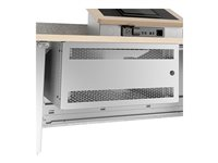 Middle Atlantic Forum Series - Rack skåp - kan monteras under arbetsytan - vit - 6U - TAA-kompatibel FMR-6UT6W-FD