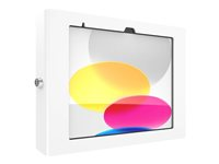 Compulocks Apex - Hölje - för surfplatta - låsbar - metallram - vit - väggmonterbar - för Apple iPad A16 Wi-Fi, A16 Wi-Fi + Cellular 209APXW