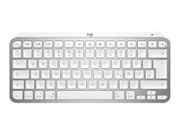 Logitech MX Keys Mini for Mac - Office - tangentbord - bakgrundsbelyst - Bluetooth - QWERTY - nordiskt (danska/finska/norska/svenska) - blekgrå 920-010524