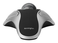 Kensington Orbit Optical Trackball - Styrkula - höger- och vänsterhänta - optisk - 2 knappar - kabelansluten - USB - silver 64327EU