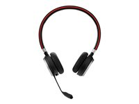 Jabra Evolve 65 SE MS Stereo - Headset - på örat - Bluetooth - trådlös - USB - Certifierad för Microsoft-teams - för Jabra Evolve; LINK 380a MS 6599-833-309
