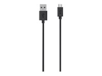 Belkin MIXIT - USB-kabel - mikro-USB typ B (hane) till USB (hane) - USB 2.0 - 3 m - svart F2CU012BT3M-BLK