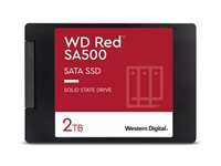 WD Red SA500 WDS200T2R0A - SSD - 2 TB - inbyggd - 2.5" - SATA 6Gb/s WDS200T2R0A