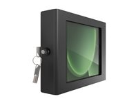 Compulocks Apex Galaxy Tab Active 3/5 8" Apex Enclosure Wall Mount - Monteringssats (hölje) - synliga kameror och sensorer fram/bak - för surfplatta - metall - svart - väggmonterbar - för Samsung Galaxy Tab Active3, Tab Active5 80GAPXB