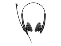 Jabra BIZ 1100 USB Duo - Headset - på örat - kabelansluten - USB - svart - universitet - Zoomcertifierad, Certifierad för Microsoft-teams 1159-0159-EDU