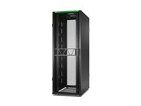 APC NetShelter SX Gen 2 - Rack skåp - 2124 H x 750 B x 1200 D mm, med sidor - golvstående - svart - 45U - 19" - TAA-kompatibel - för P/N: SC500RM1U, SMT1000RM1U, SMT750RM1U, SMT750RM2UCNC, SRTL2K2RM1UWC, SRTL3KRM1UIC AR3355B2