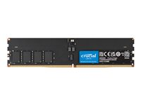 Crucial - DDR5 - modul - 32 GB - DIMM 288-pin - 3200 MHz / PC5-51200 - CL52 - 1.1 V - klockad oförbufferad - on-die ECC - svart CT32G64C52CU5