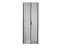 APC NetShelter SX Perforated Split Doors - Rackdörr - svart - 45U - för P/N: NBPD0160A, NBWL0355A, NBWL0356A, SMX3000HV-BR, SRT1000RMXLI, SRT1500RMXLA-NC AR7155