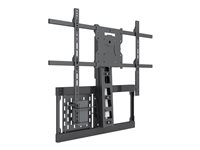 Multibrackets M - Monteringssats (väggplatta, vridbar arm, VSA-adapter) - helt motoriserad - för LCD-display - plast, stål - svart - skärmstorlek: 42"-80" 7350105210495