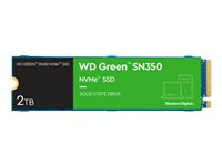 WD Green SN350 NVMe SSD WDS200T3G0C - SSD - 2 TB - inbyggd - M.2 2280 - PCIe 3.0 x4 (NVMe) WDS200T3G0C