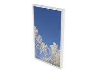 HI-ND Wall Casing EASY 75" Portrait - Monteringssats (hölje) - för LCD-display - metall - vit, RAL 9003 - skärmstorlek: 75" - monteringsgränssnitt: upp till 600 x 600 mm - väggmonterbar - för LG 75UH5F-B, 75UH5F-H; Samsung QB75B, QB75R-B, QH75B, QH75R, QM75B, QM75R-B WC7500-5001-01