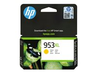HP 953XL - 18 ml - Lång livslängd - gul - original - Officejet - bläckpatron F6U18AE#LS3
