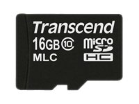 Transcend - Flash-minneskort - 16 GB - Class 10 - microSDHC TS16GUSDC10M