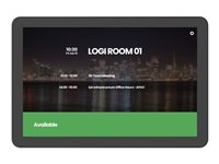 Logitech Tap Scheduler Purpose-Built Scheduling Panel for Meeting Rooms - Enhet för videokonferens - Zoomcertifierad, Certifierad för Microsoft-teams - grafit 952-000091