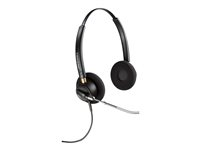 Poly EncorePro 520V - EncorePro 500 series - headset - på örat - kabelansluten - 3,5 mm kontakt - svart - Certifierad för Skype for Buisness, UC-certifierad 783P9AA#ABB