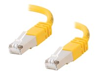 C2G Cat5e Booted Shielded (STP) Network Patch Cable - Patch-kabel - RJ-45 (hane) till RJ-45 (hane) - 7 m - STP - CAT 5e - formpressad - gul 83815