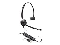 Poly EncorePro 545 - EncorePro 500 series - headset - på örat - konvertibel - kabelansluten - USB-A - svart - Certifierad för Skype for Buisness 783R4AA