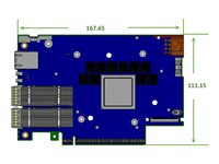 NVIDIA BlueField-3 P-Series B3240 - Nätverksadapter - PCIe 5.0 x16 - 400 Gigabit QSFP112 x 2 900-9D3B6-00CN-AB0