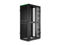 APC NetShelter SX Gen 2 - Rack skåp - 2258 H x 800 B x 1200 D mm, med sidor - golvstående - svart - 48U - 19" - TAA-kompatibel - för P/N: SC500RM1U, SMT1000RM1U, SMT750RM1U, SMT750RM2UCNC, SRTL2K2RM1UWC, SRTL3KRM1UIC AR3387B2