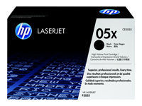 HP 05X - Lång livslängd - svart - original - LaserJet - tonerkassett (CE505X) - för LaserJet P2035, P2035n, P2055, P2055d, P2055dn, P2055x CE505X