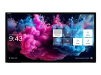 Avocor AVH-6520 - 65" Diagonal klass H Series LED-bakgrundsbelyst LCD-skärm - interaktiv - med pekskärm (multitouch) - 4K UHD (2160p) 3840 x 2160 - direktupplyst LED - med Logitech Rally Bar Mini AVO-AVH-6520-RBM