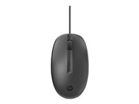 HP 125 - Mus - kabelansluten - USB - svart (paket om 120) - för Elite Mobile Thin Client mt645 G7; Presence Small Space Solution with Zoom Rooms 265A9A6