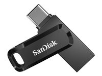 SanDisk Ultra Dual Drive Go - USB flash-enhet - 64 GB - USB 3.1 Gen 1 / USB-C SDDDC3-064G-G46