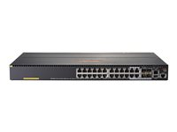HPE Aruba 2930M 24G POE+ 1-Slot - Switch - L3 - Administrerad - 20 x 10/100/1000 (PoE+) + 4 x kombinations-Gigabit SFP - rackmonterbar - PoE+ (720 W) JL320A