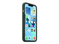 Apple - Baksidesskydd för mobiltelefon - med MagSafe - läder - sequoia green - för iPhone 13 MM173ZM/A