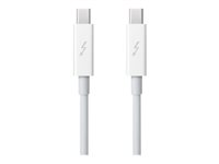 Apple - Thunderbolt-kabel - Mini DisplayPort (hane) till Mini DisplayPort (hane) - 50 cm - vit MD862ZM/A