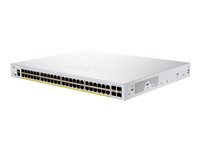 Cisco Business 250 Series CBS250-48P-4G - Switch - L3 - smart - 48 x 10/100/1000 (PoE+) + 4 x Gigabit SFP - rackmonterbar - PoE+ (370 W) CBS250-48P-4G-EU