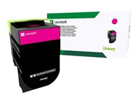 Lexmark 802SM - Magenta - original - tonerkassett LCCP, LRP - för Lexmark CX310dn, CX310n, CX410de, CX410dte, CX410e, CX510de, CX510dhe, CX510dthe 80C2SM0