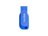 SanDisk Cruzer Blade - USB flash-enhet - 64 GB - USB 2.0 - electric blue SDCZ50C-064G-B35BE